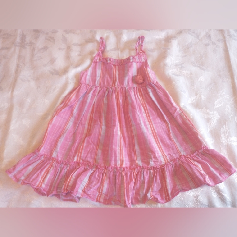Little Miss Attitude Girls Plaid Checked Dress Easter Casual Spring Summer 4T